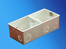 PVC-U阻燃电线管材、槽及配件-双盒胶暗箱